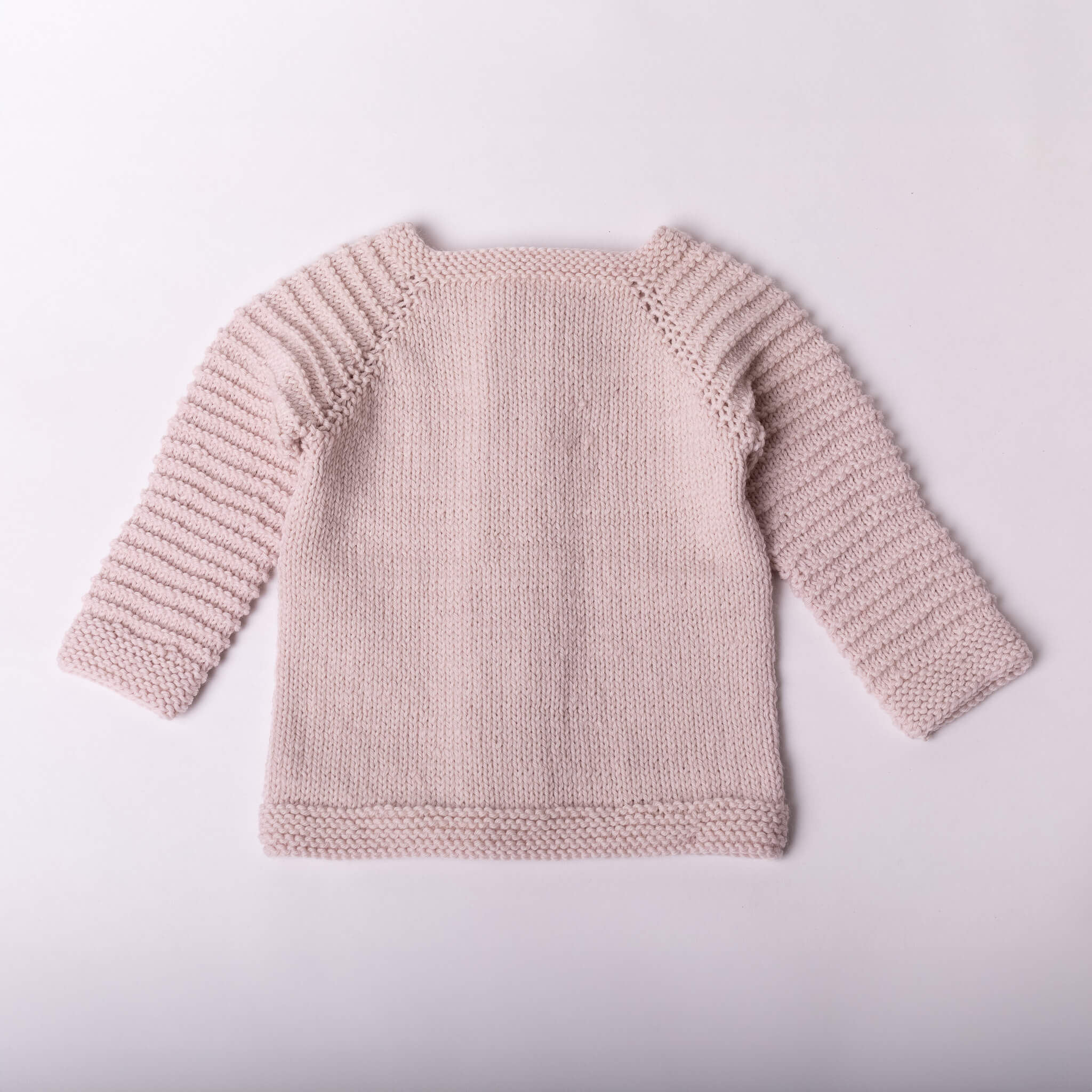 Strickjacke GOTS Bio-Merinowolle