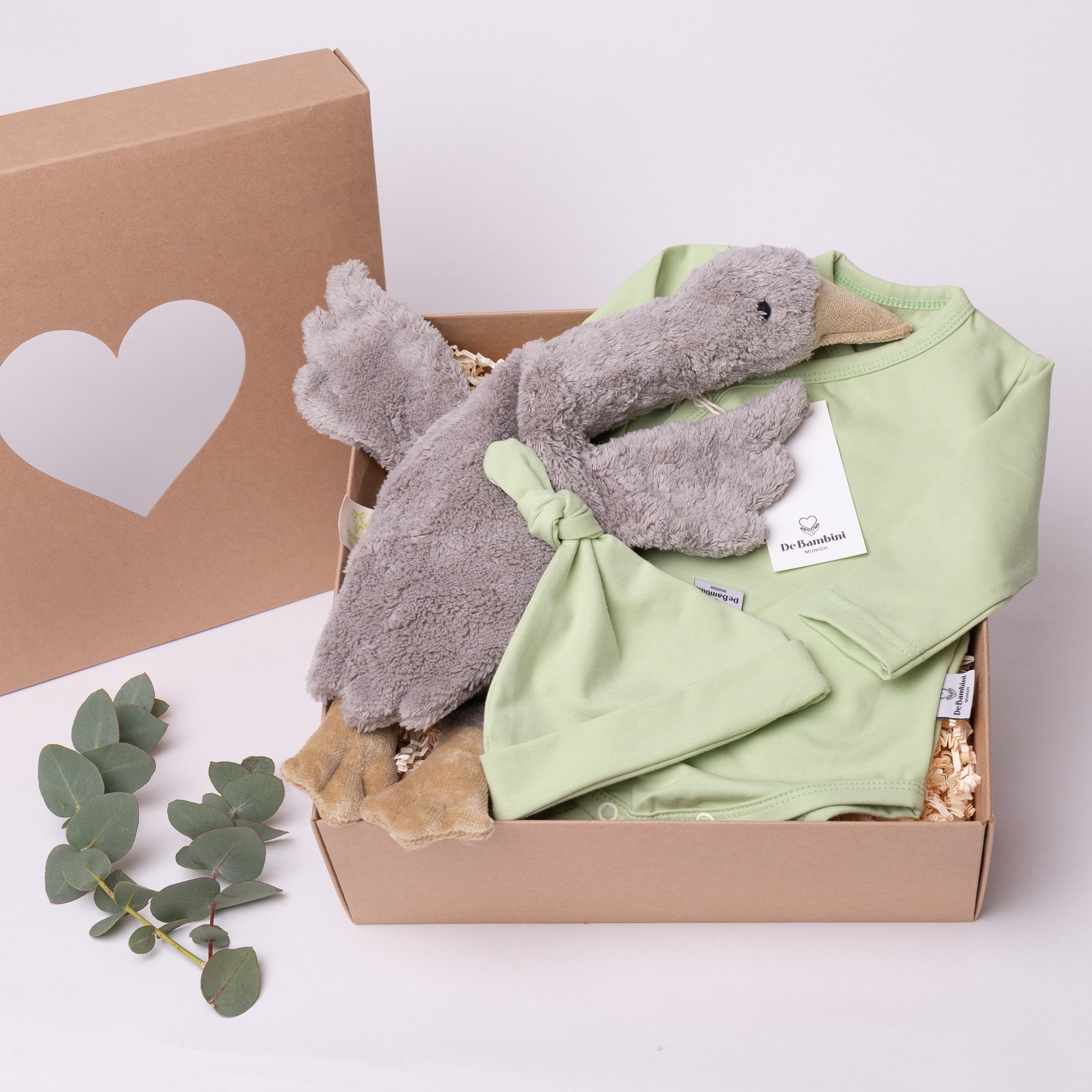 Geschenkbox "Gans verliebt"