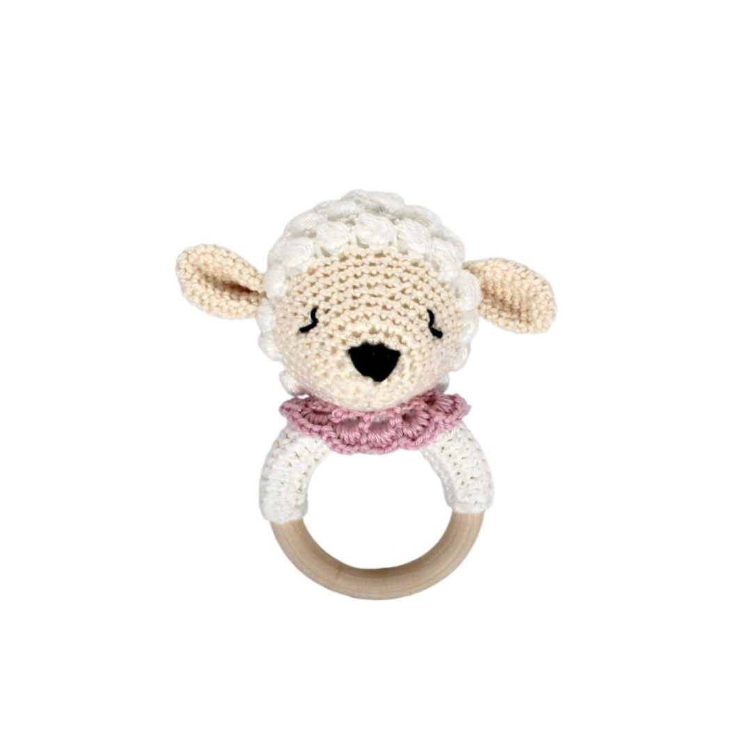 Häkelrassel Schaf Mädchen - Handmade