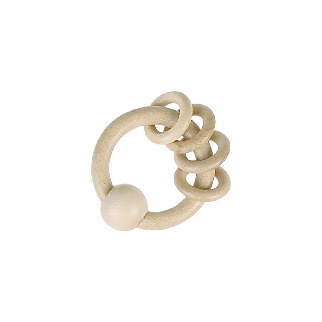 Greifling mit 4 Ringen, natur