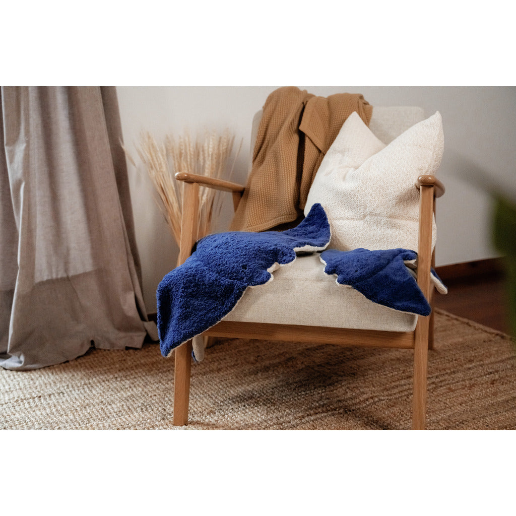 Kuscheltier Manta groß | blau