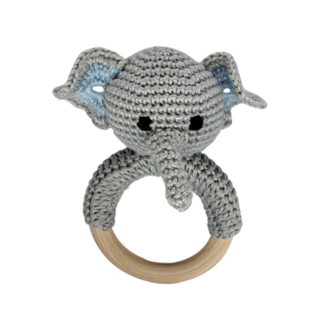 Häkelrassel Elefant Junge - Handmade