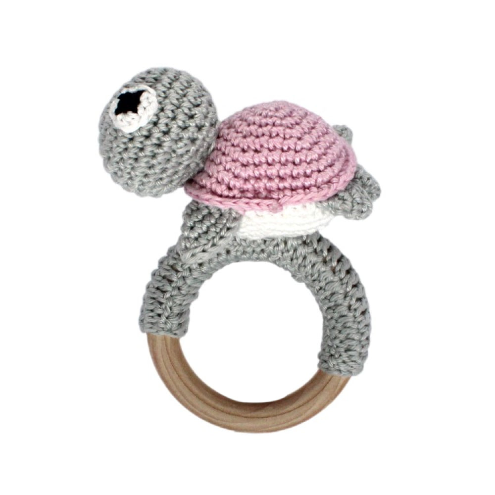 Häkelrassel Schildkröte Mädchen - Handmade