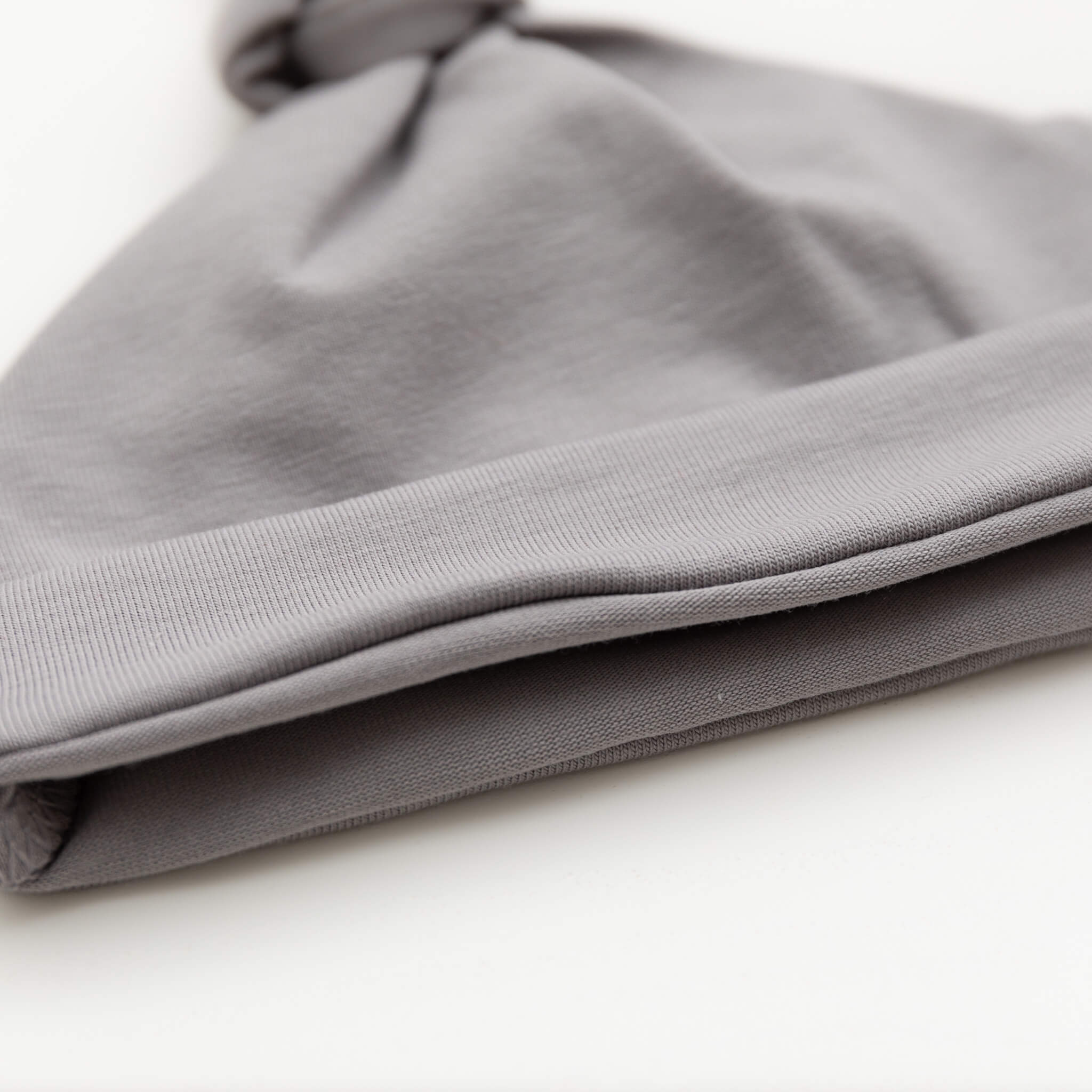 DE BAMBINI Bio Beanie-Mütze Grau