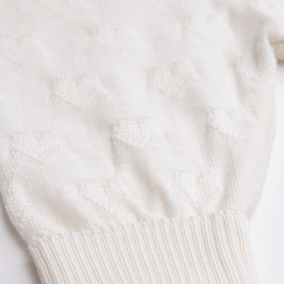 Baby Pumphose aus GOTS-zertifizierter Bio-Merinowolle – Luxury Strickserie