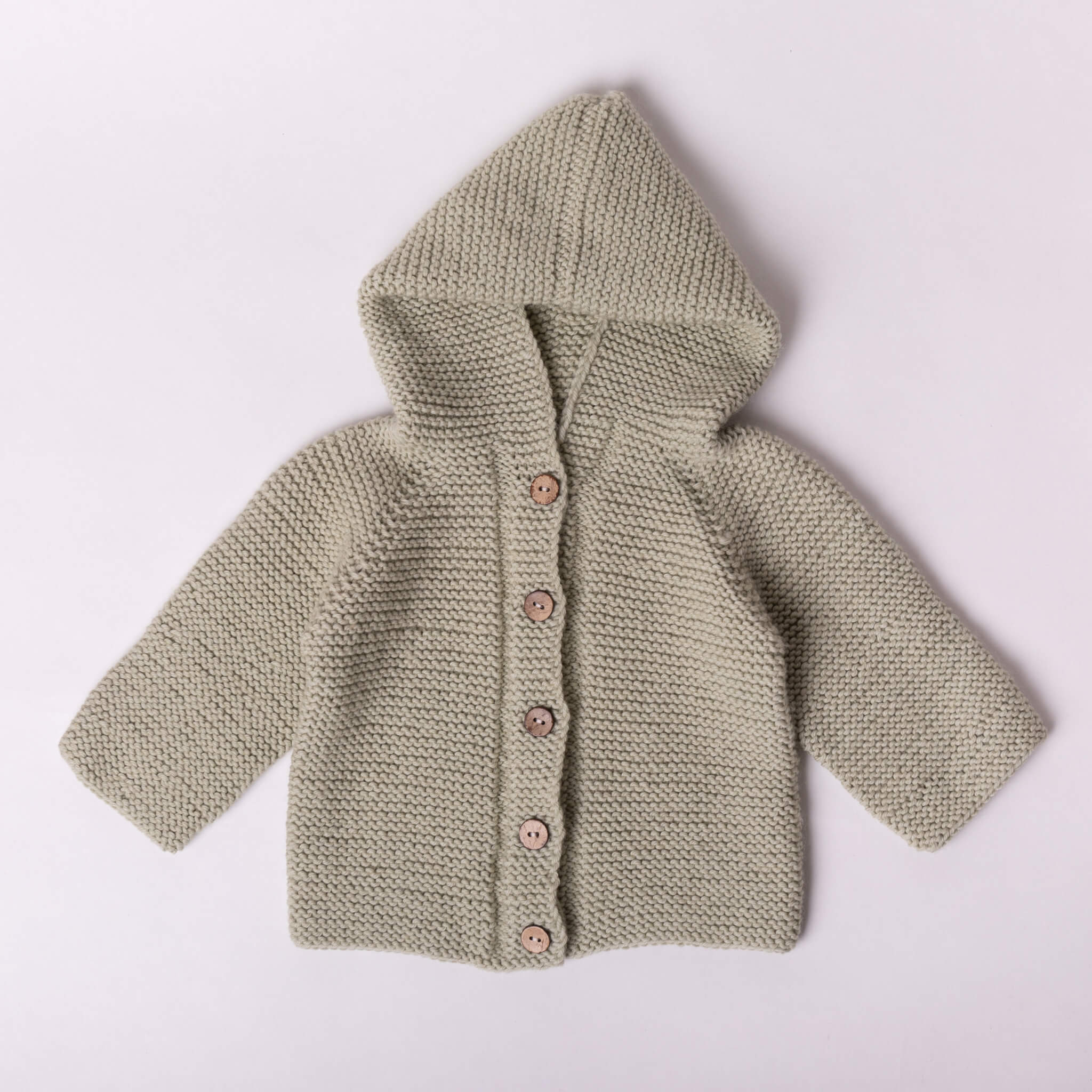 Strickjacke mit Kapuze Handmade in Germany - Einzelanfertigung