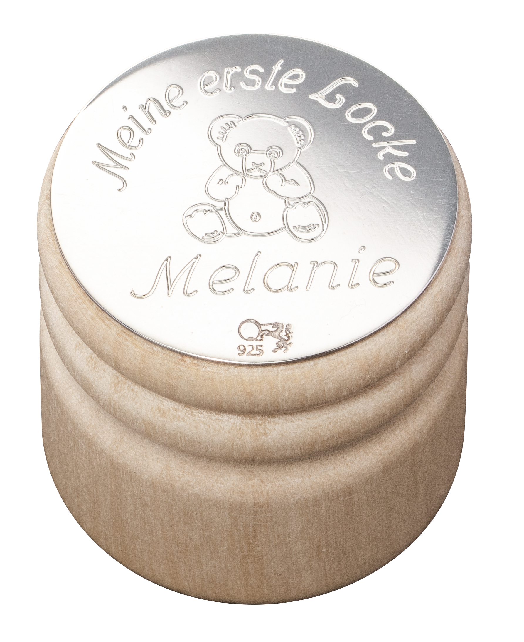 Lockendose "Teddy" 925 Sterling Silber - Silbermanufaktur Quandt
