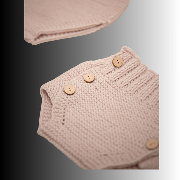 Kurze Baby Strickhose - Einzelanfertigung