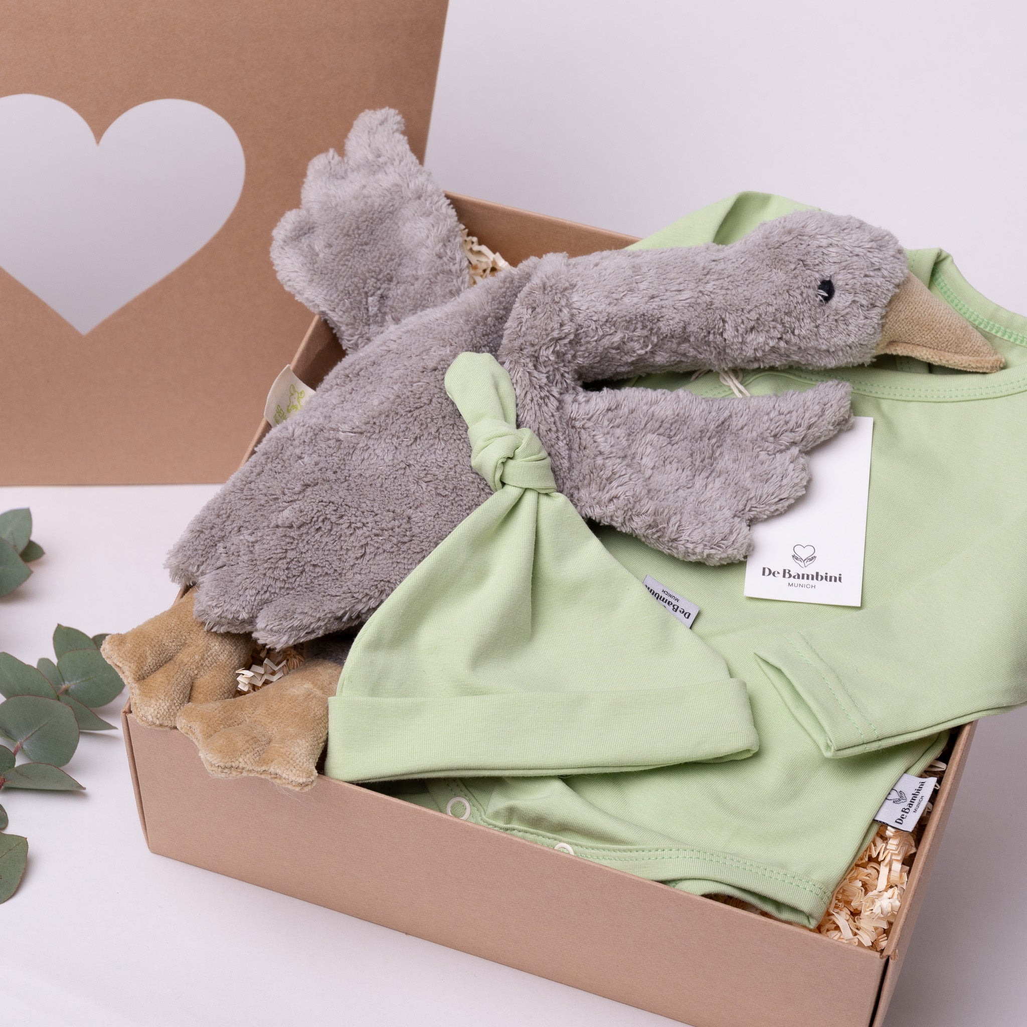 Geschenkbox "Gans verliebt"