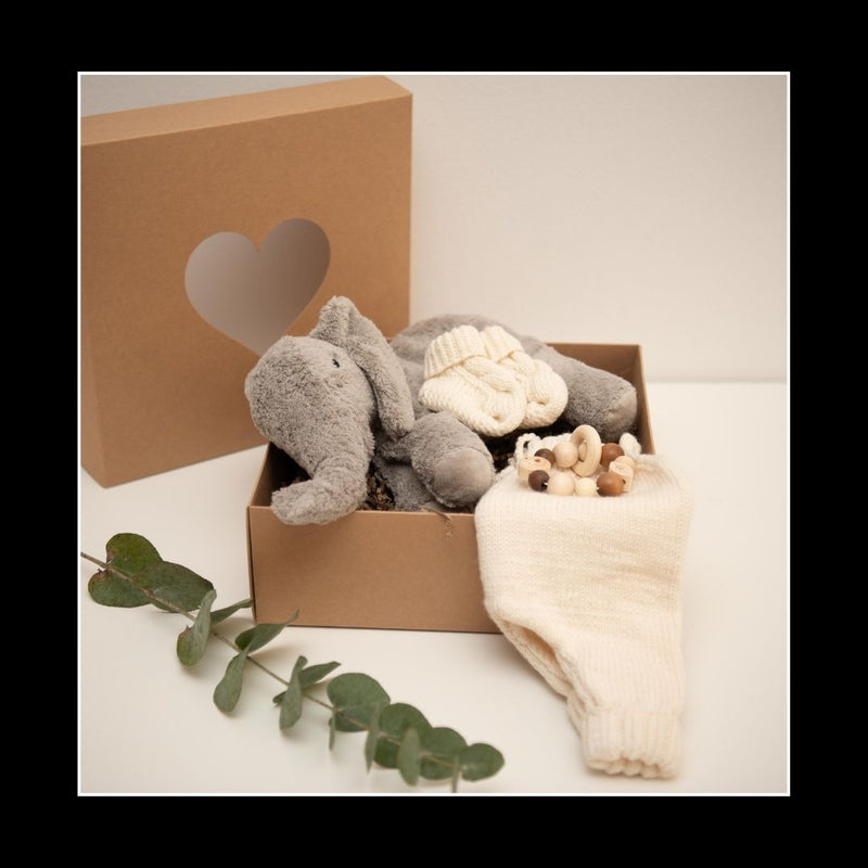 Geschenkbox "Kuschelfant" - Ausverkauft