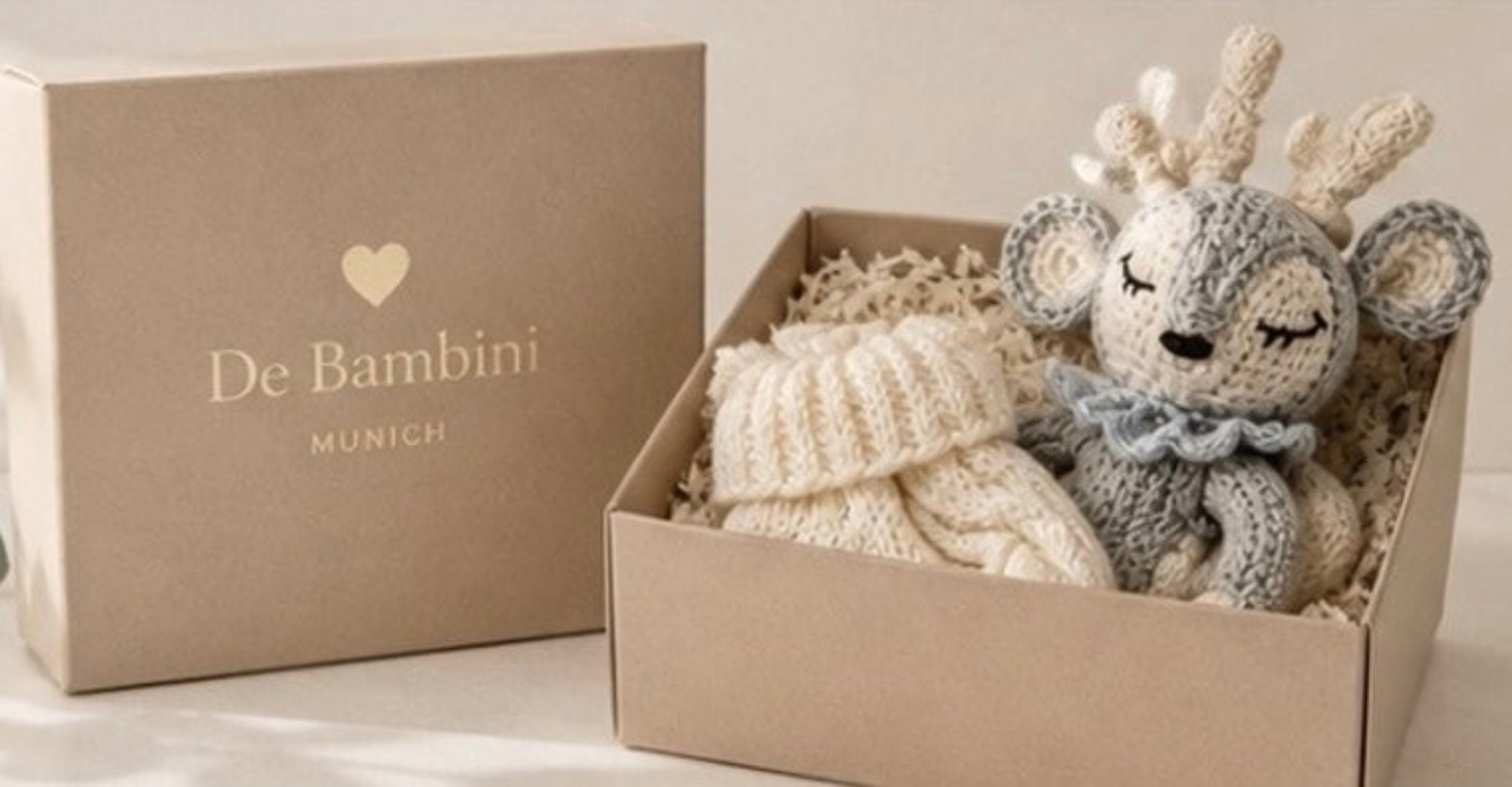 Handgefertigte Babygeschenkbox | Made in Germany "Lovely Duo" Einzelanfertigung