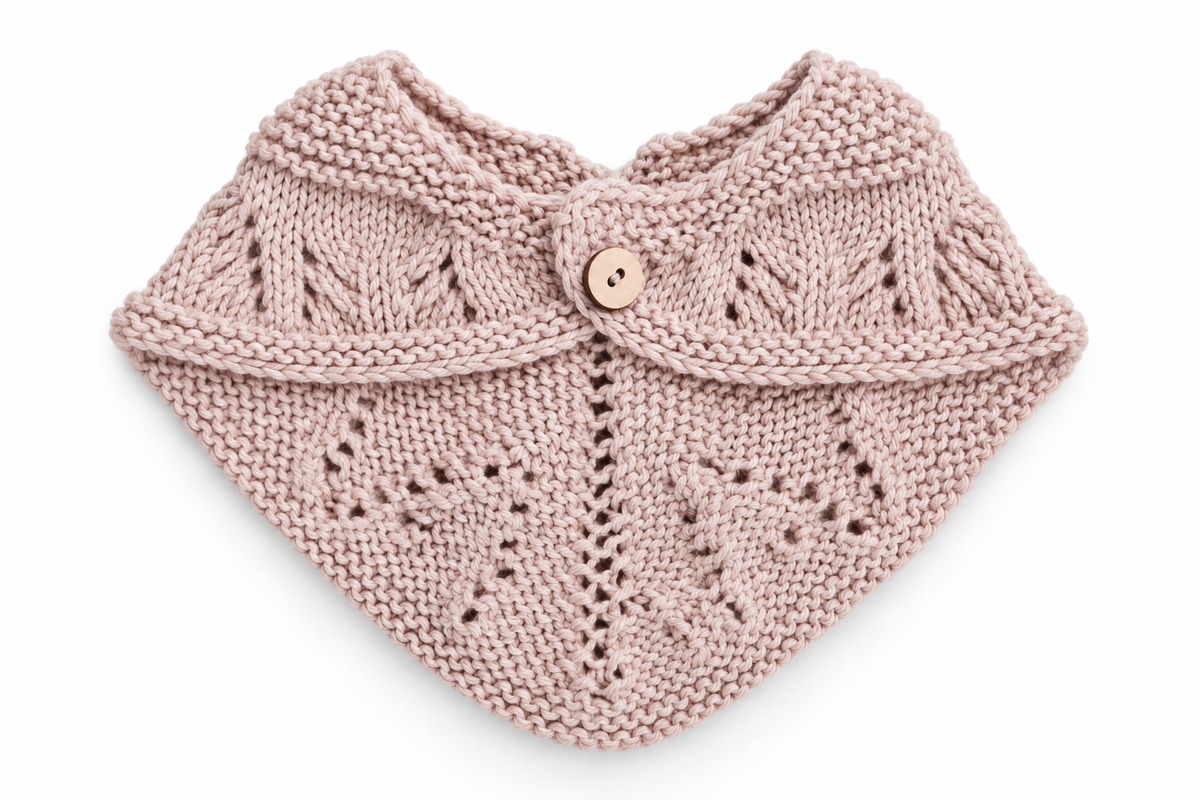 Baby Strickhalstuch aus Bio-Merinowolle