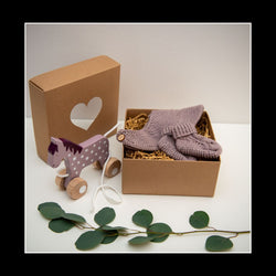 Geschenkbox"Lilalaune-Trio"