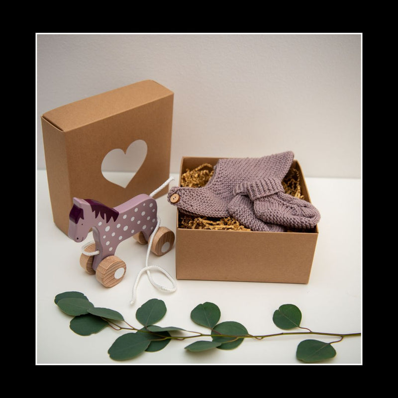 Geschenkbox"Lilalaune-Trio"
