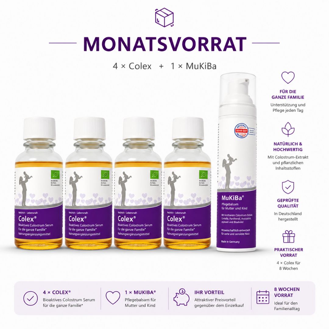 Colex® & MuKiBa® Monatsvorrat