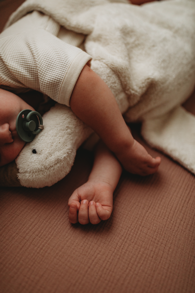 Großes Kuscheltier Gans weiß