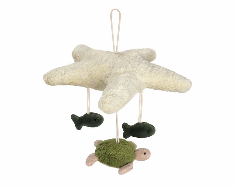 Meeres Mobile aus Bio-Baumwolle – handgefertigtes Designobjekt von Senger Naturwelt