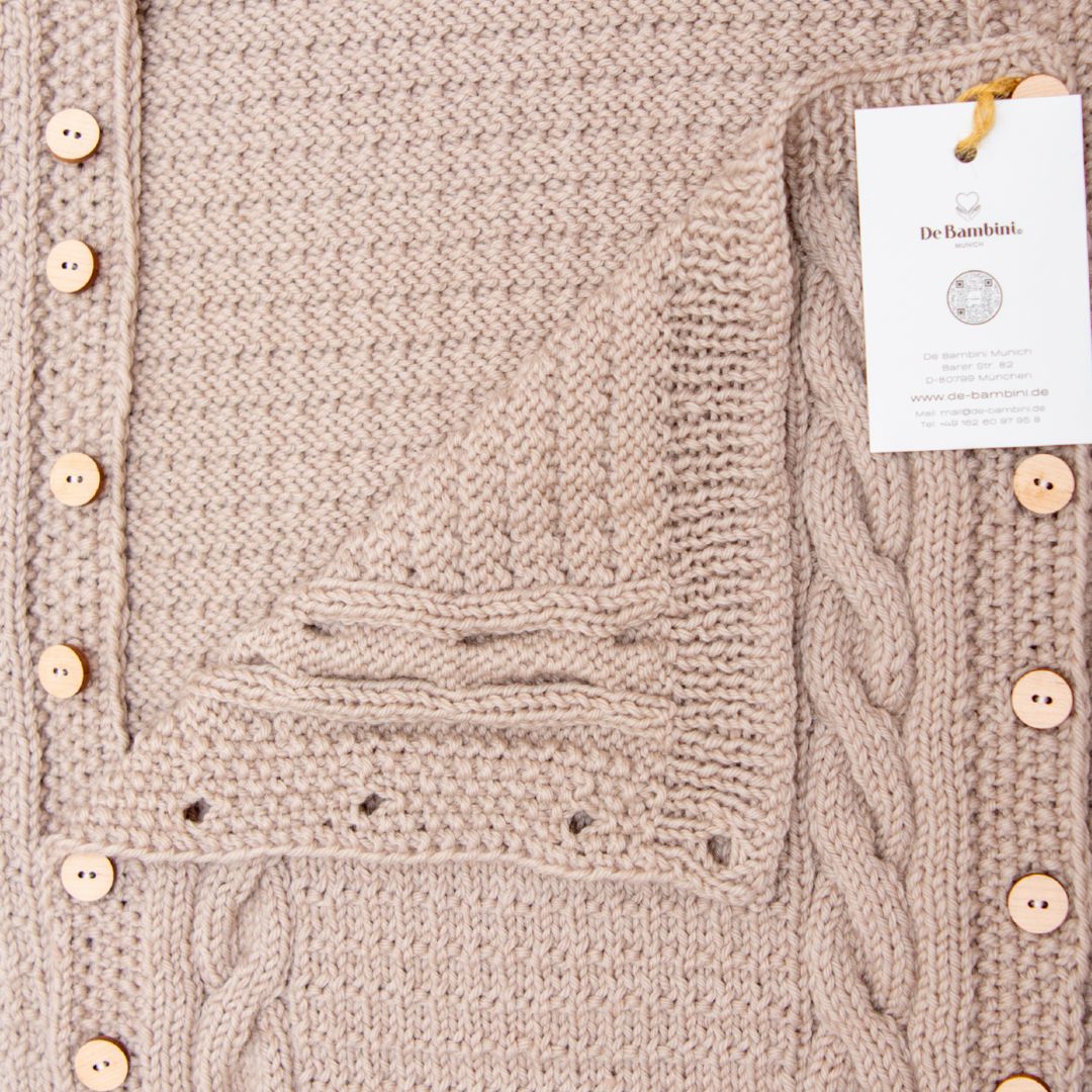 Babyschlafsack - Handstrick made in Germany