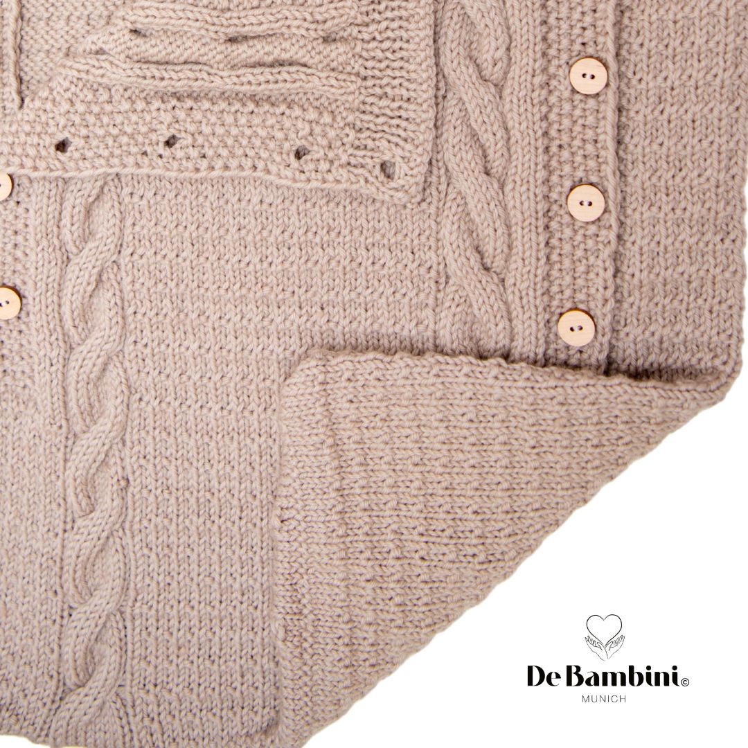 Babyschlafsack - Handstrick made in Germany