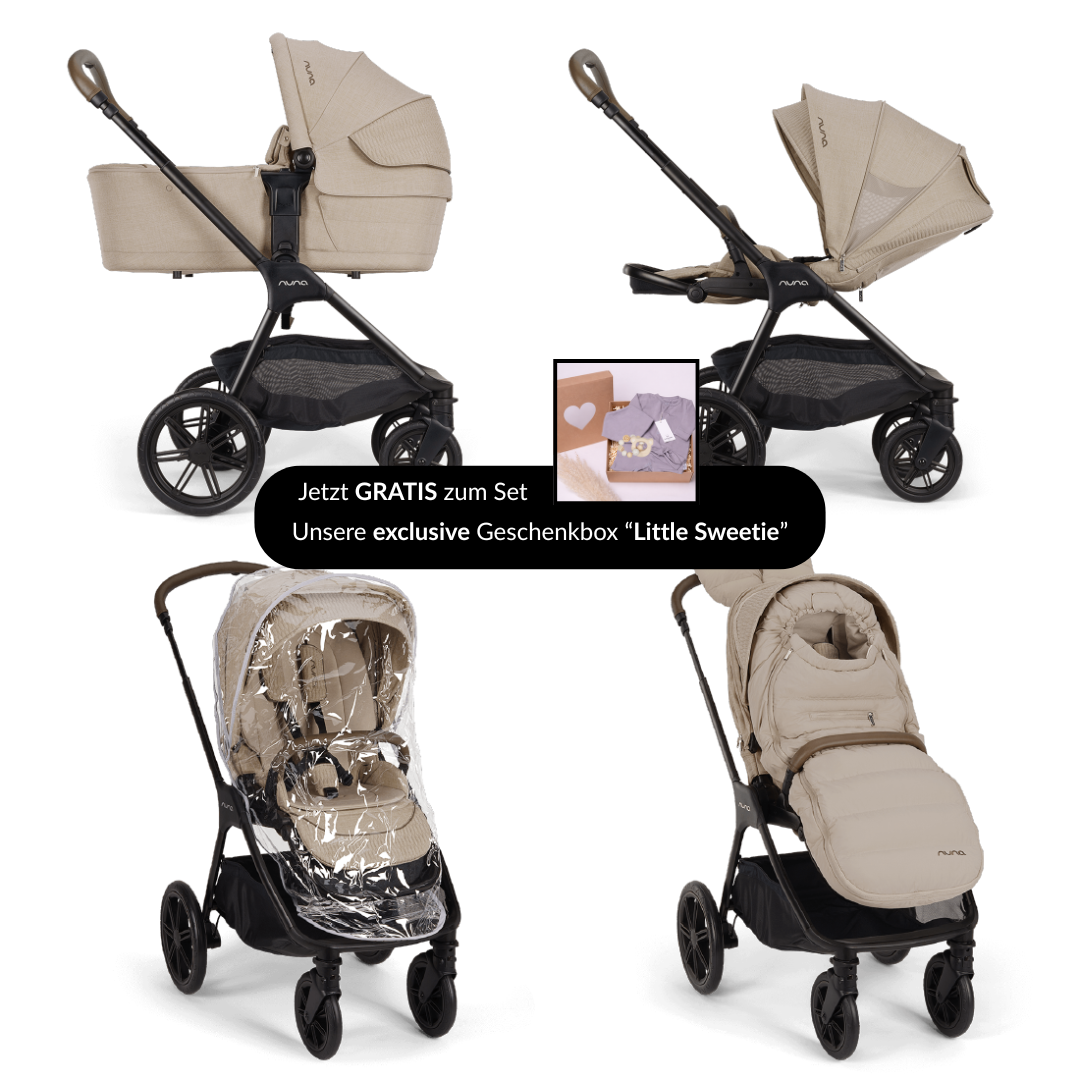 Nuna triv™ lx all-in-one set inkl. Geschenkbox "Little Sweetie"