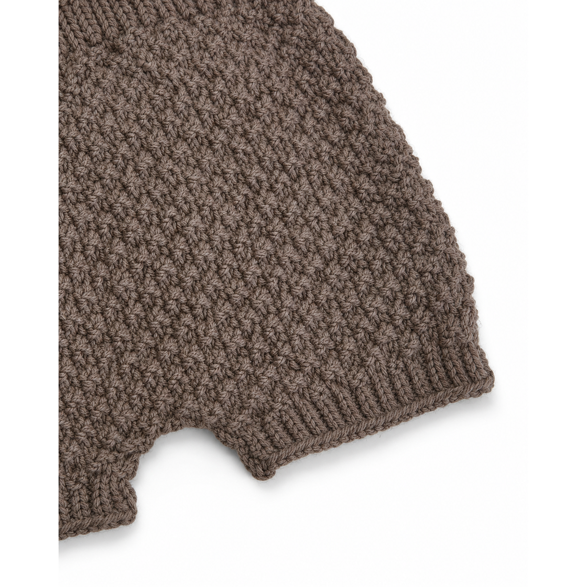 Strick-Hose mit Trägern, handgestrickt aus Bio-Merinowolle