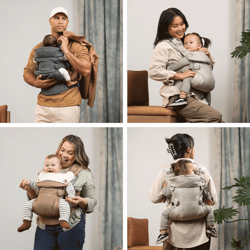 cudl™ luxe - 4 in 1 Babytrage aus Kaschmir ab Geburt bis 3 Jahre