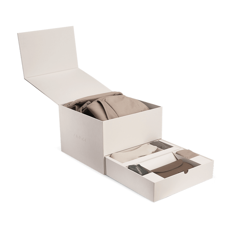 cudl™ luxe - 4 in 1 Babytrage aus Kaschmir ab Geburt bis 3 Jahre