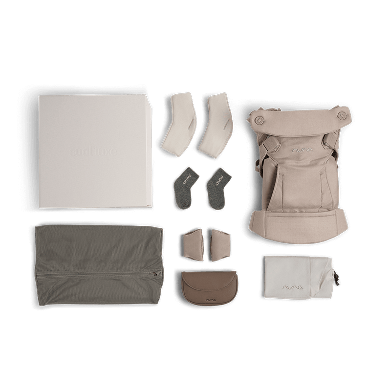 cudl™ luxe - 4 in 1 Babytrage aus Kaschmir ab Geburt bis 3 Jahre