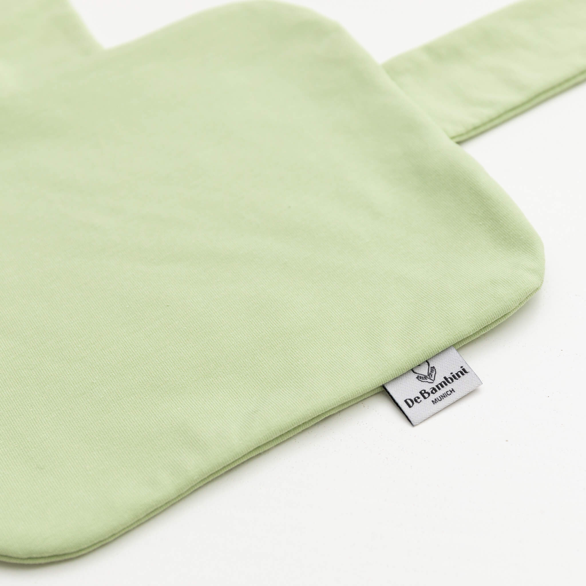 DE BAMBINI Schnuffeltuch mit Öhrchen Grün