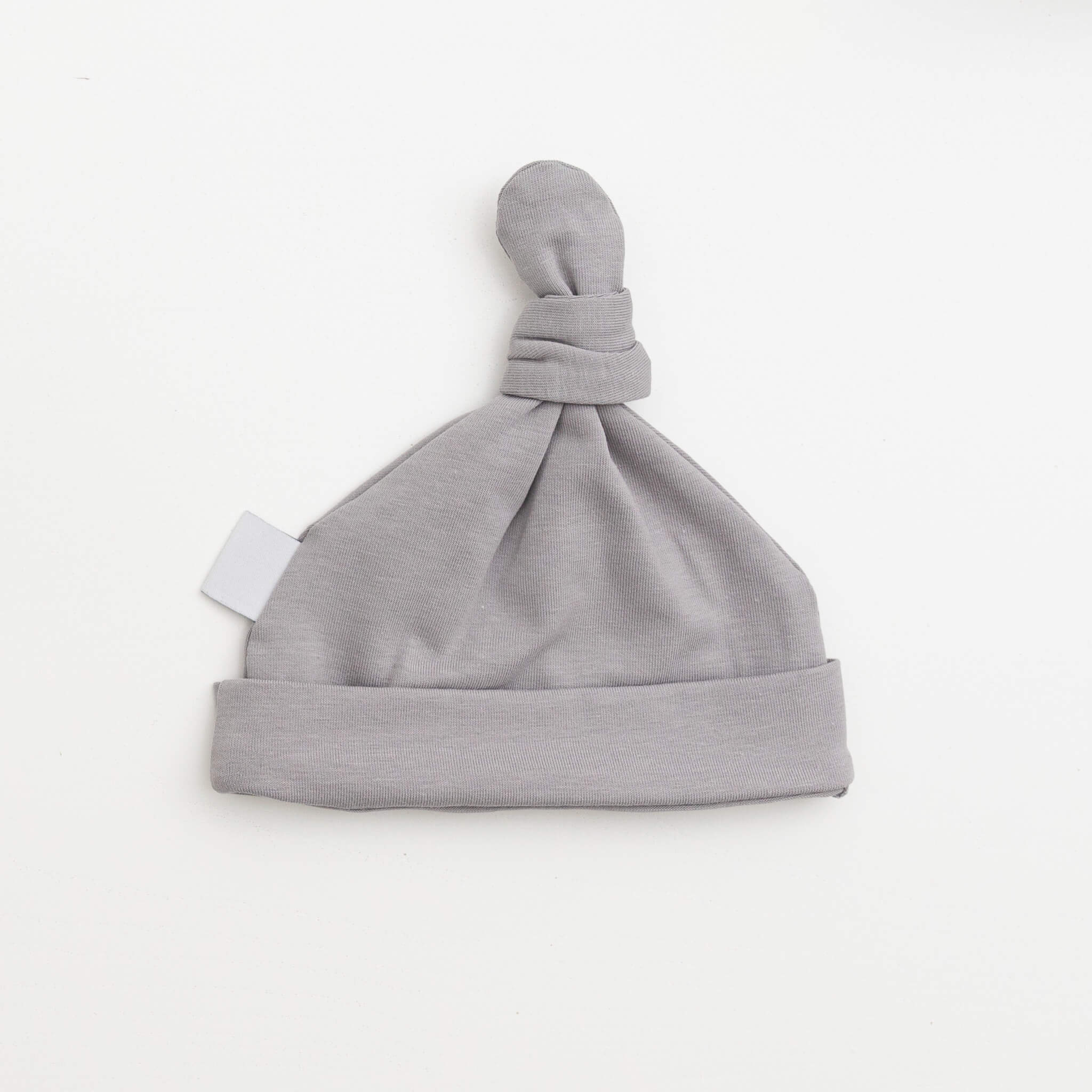 DE BAMBINI Bio Beanie-Mütze Grau