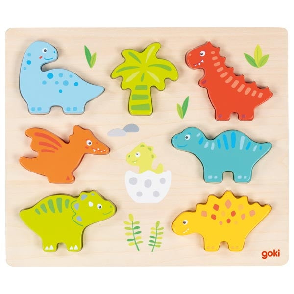 Einlegepuzzle Dinosaurier