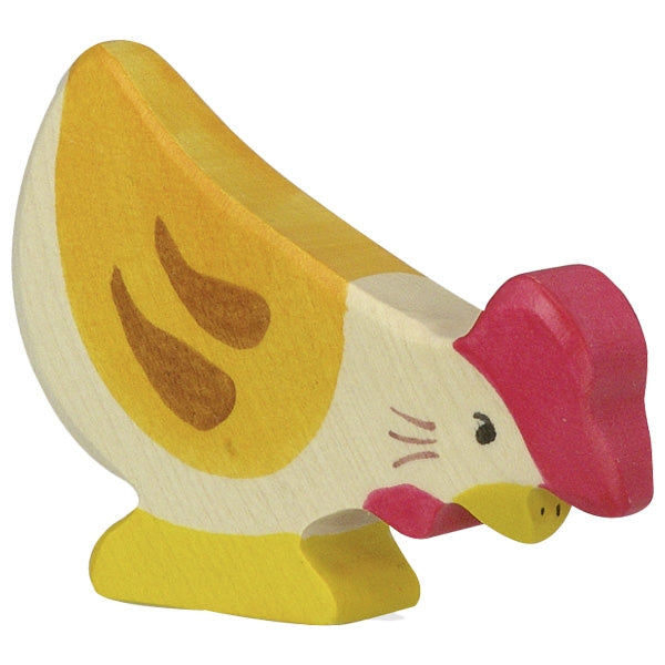 Huhn pickend, HOLZTIGER