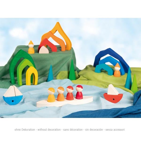 Figuren im Boot